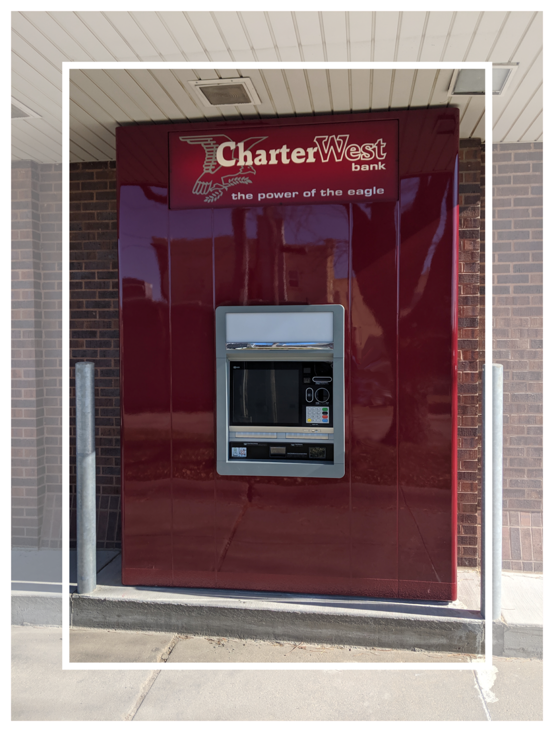 West Point DriveThru ITM/ATM CharterWest Bank The power of the eagle